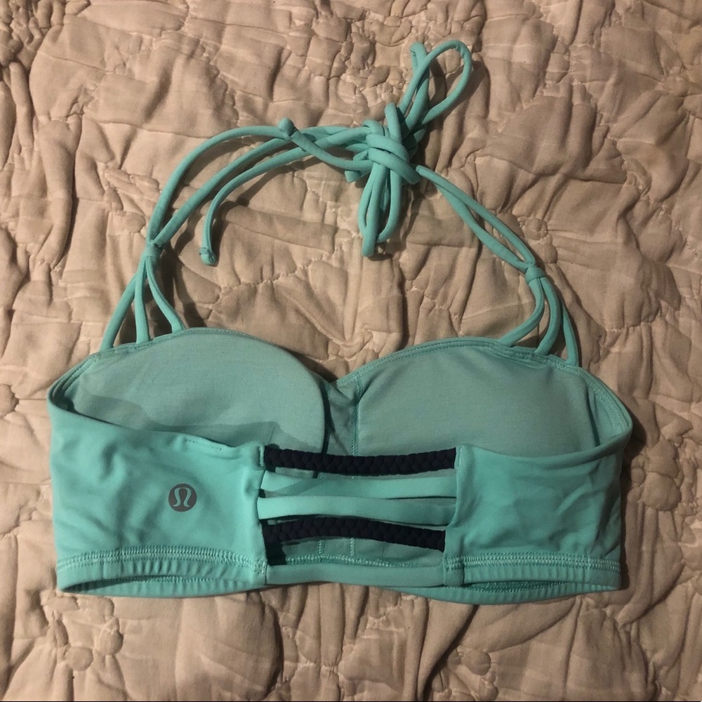 Lululemon halter top sports bra, size 4
